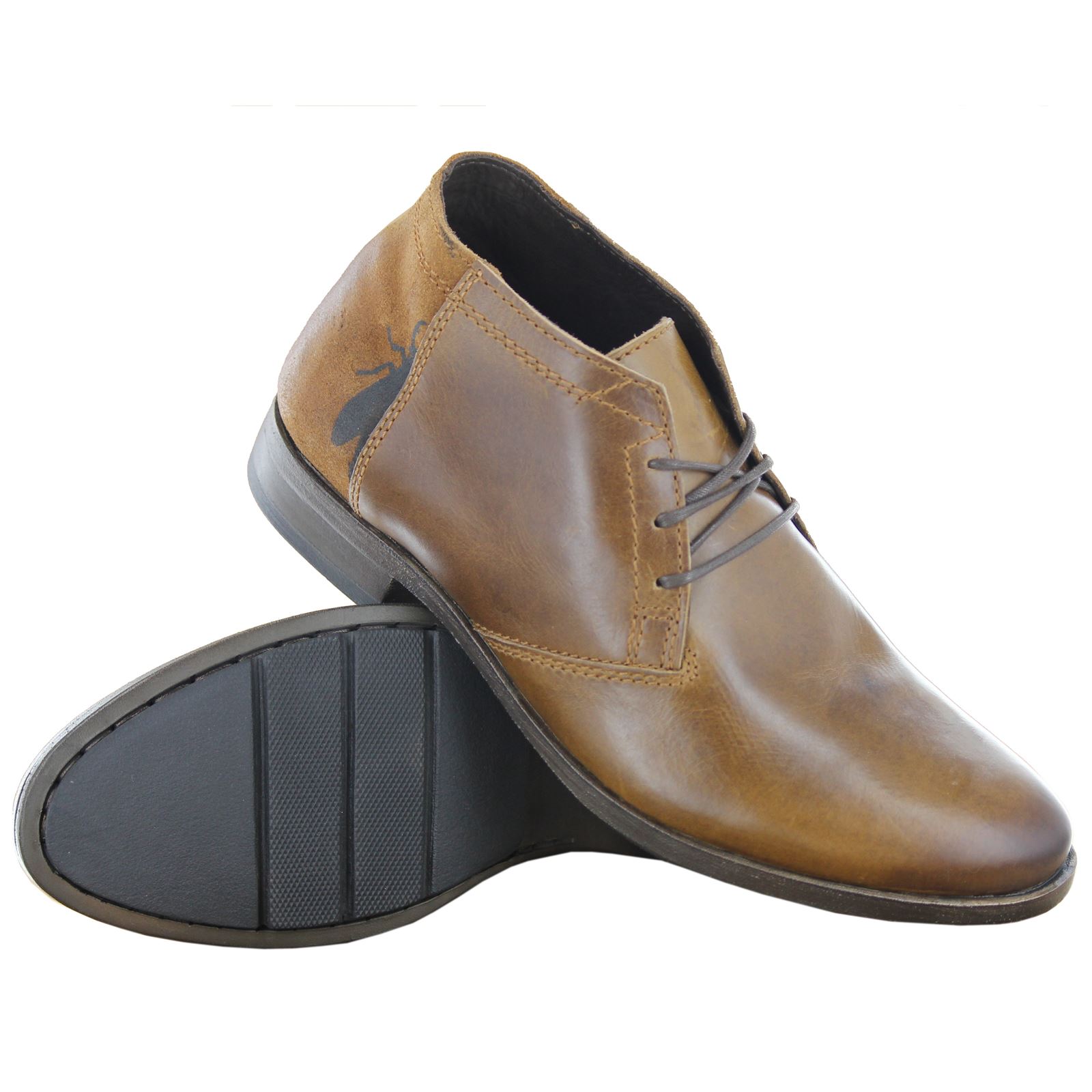 Fly London Peet Leather Mens Shoes eBay