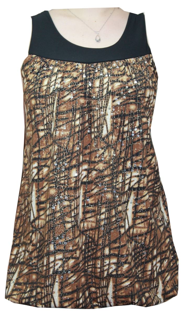 plus size bubble hem vest tops