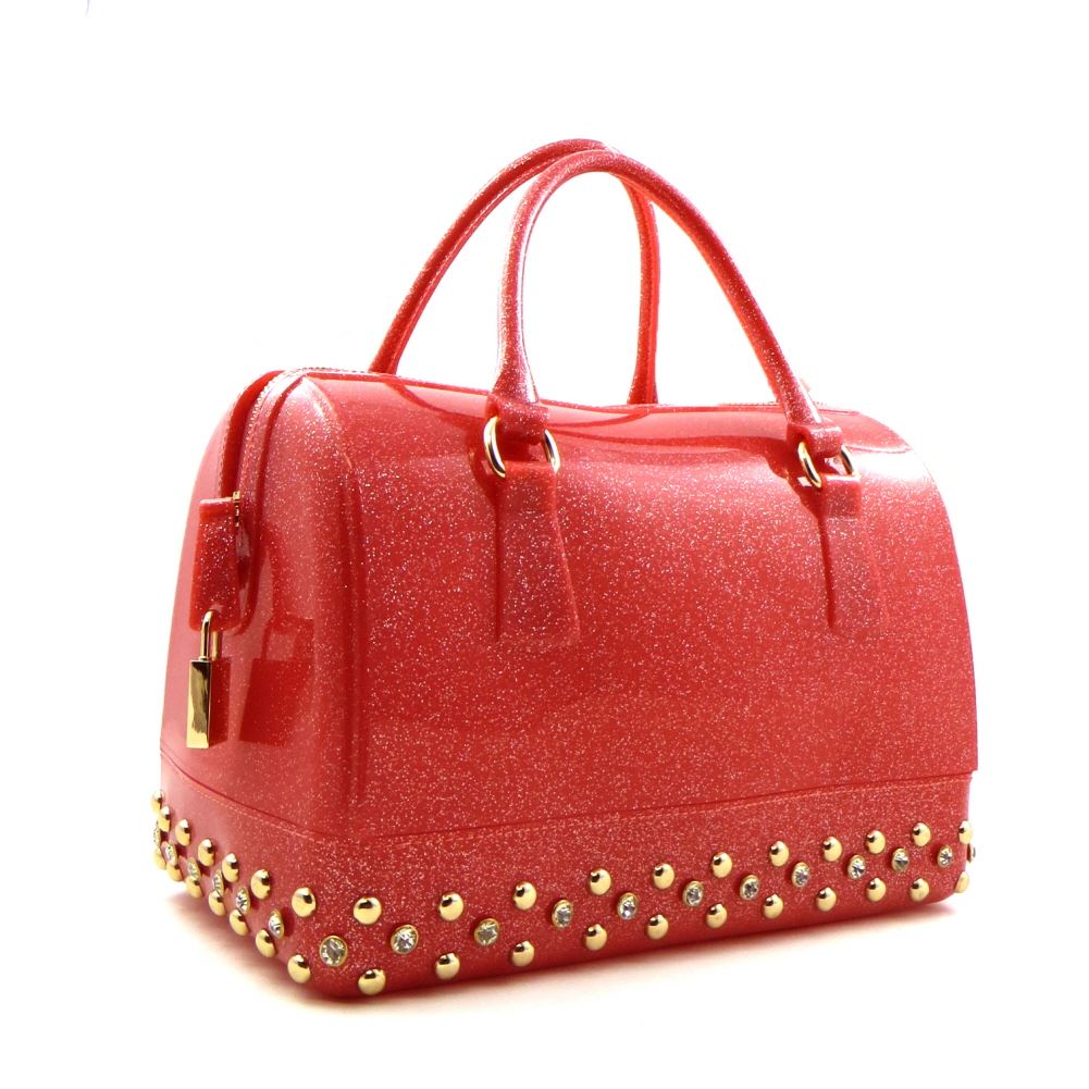 white jelly purse