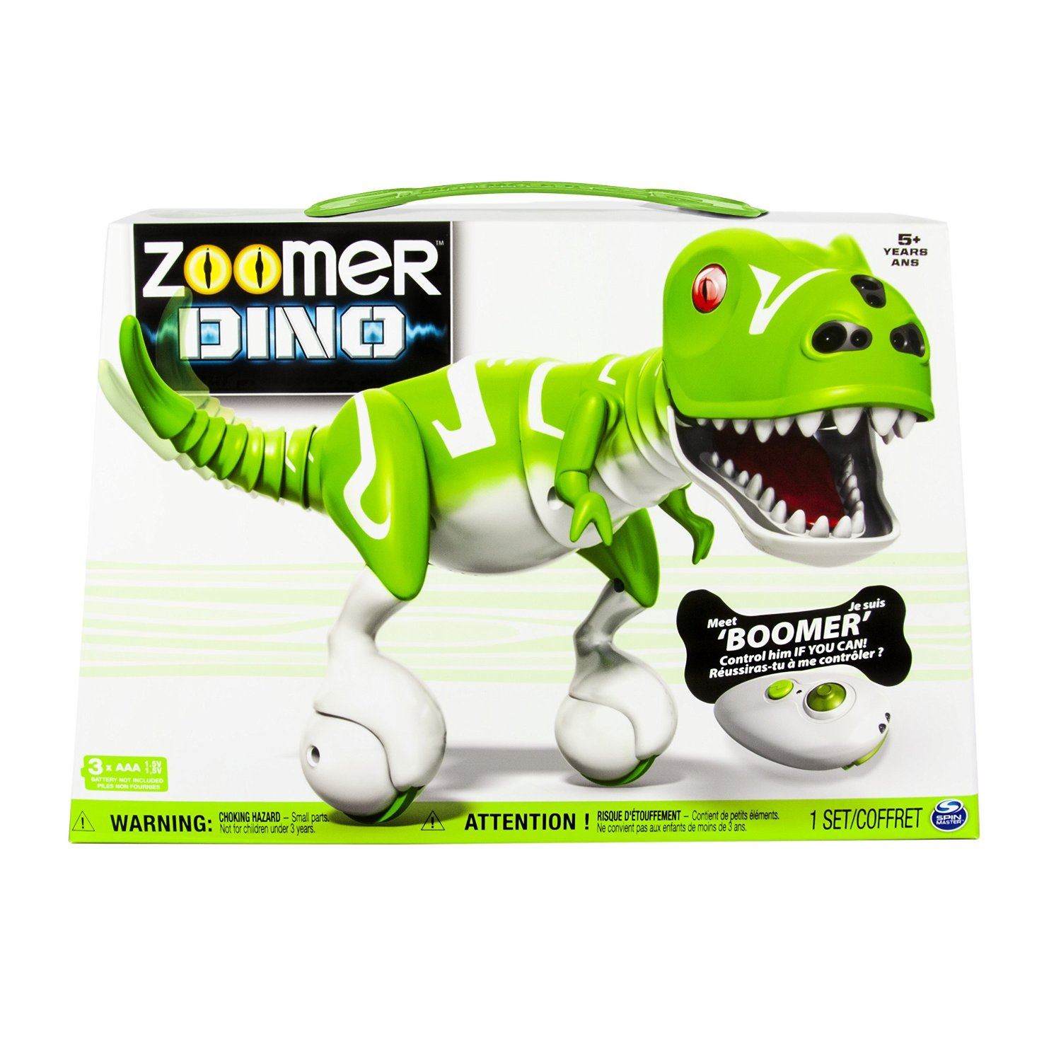 Zoomer Dino Boomer Spin Master Remote Controlled TRex Dinosaur