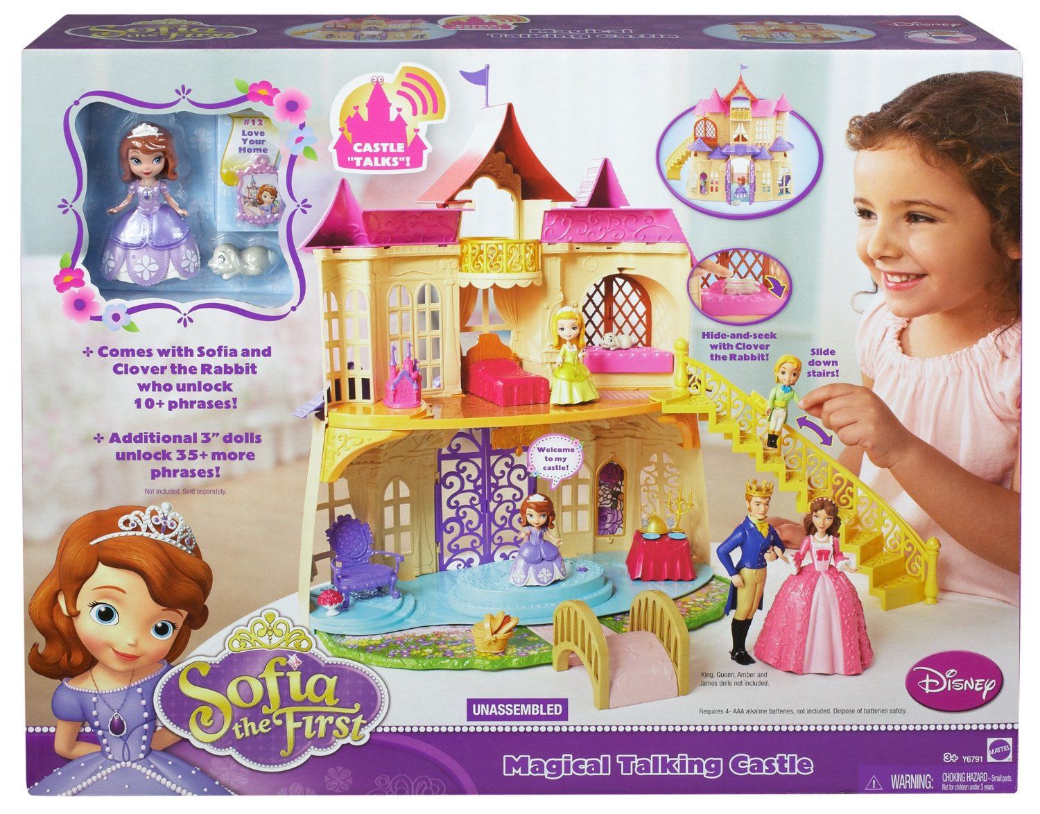 New in Box DISNEY Princess Sofia the First Magical Talking Castle