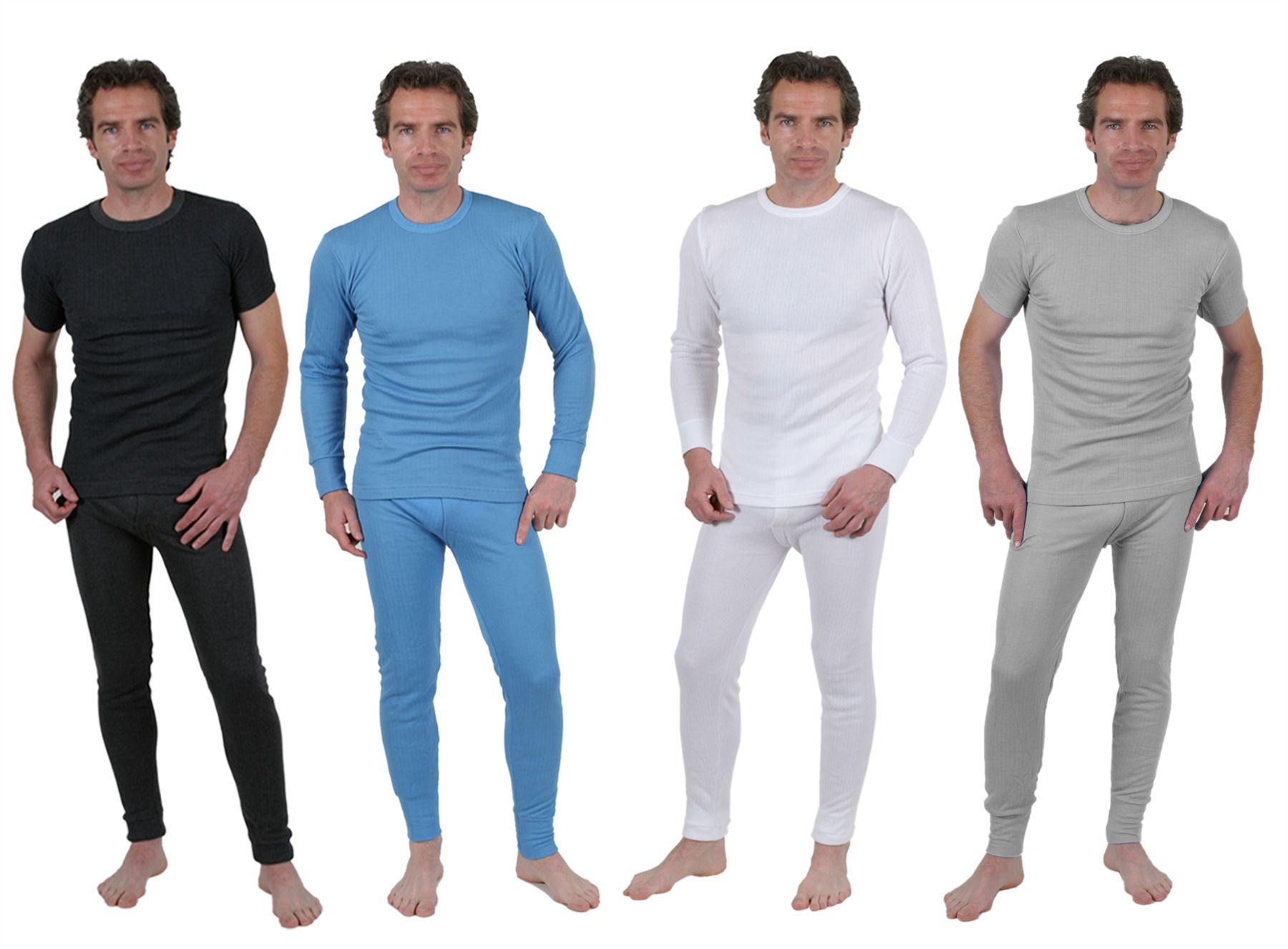 13 Pack Mens Thermal Underwear Base Layers Tops, Pants & Sets Sizes
