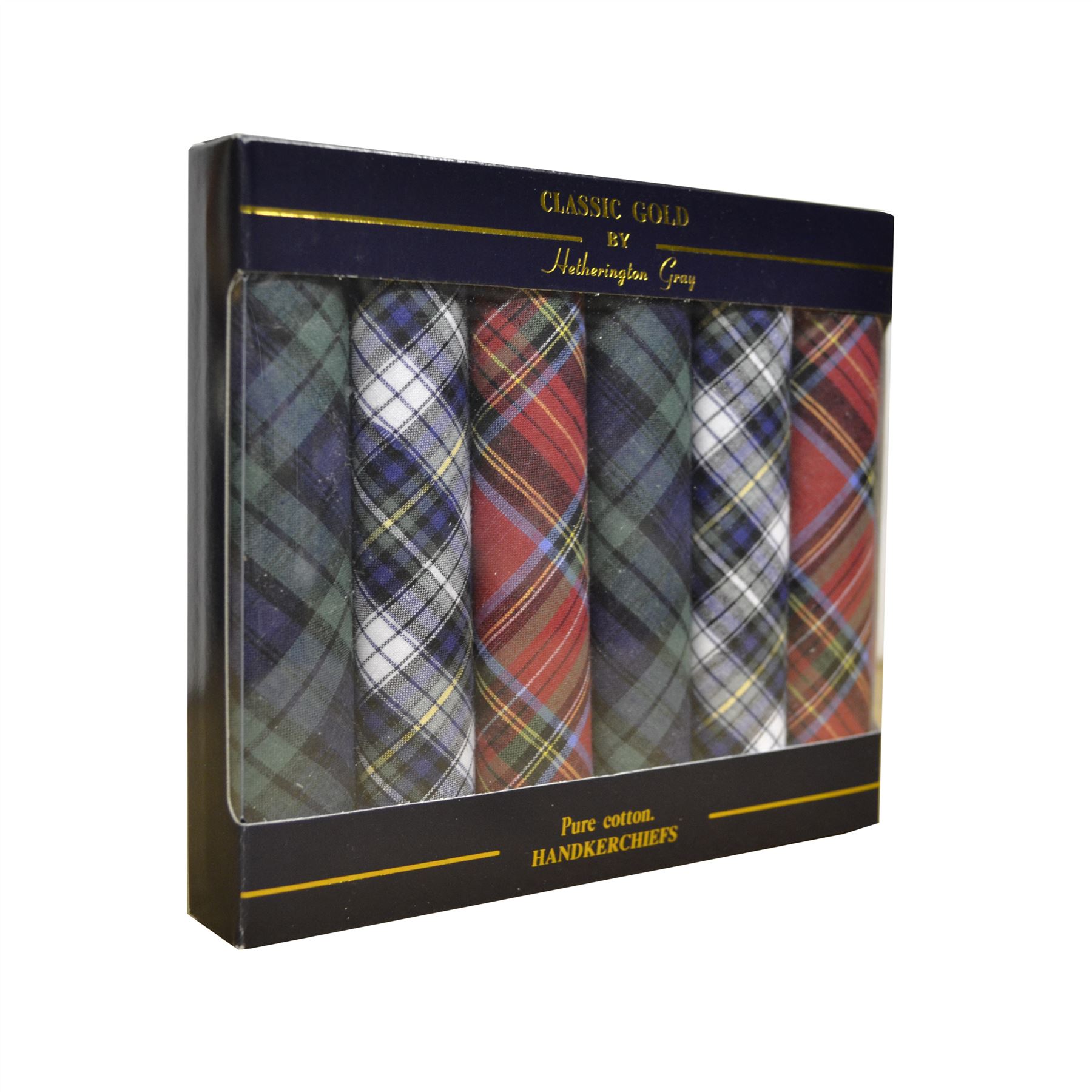 Multipack Mens 100 Cotton Handkerchiefs, Embroidered, Satin, Coloured