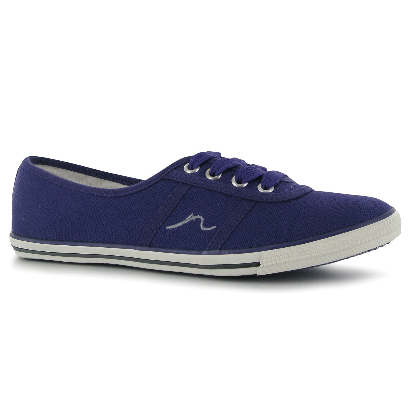 Kangol Lace Ballet Shoes Womens Purple Pumps Flats Slip On Plimsoles