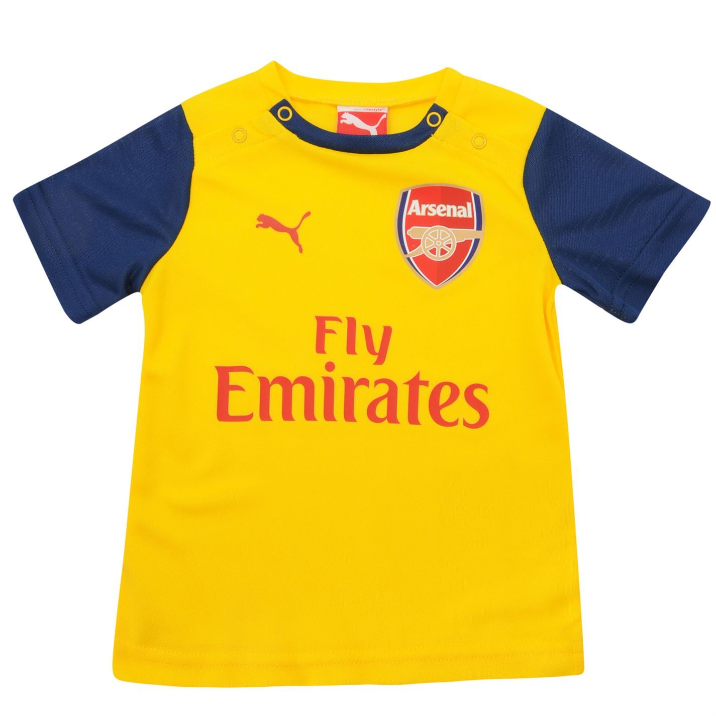 Puma Arsenal Away Kit 2014 2015 Baby Infants Yellow/Blue Football Soccer eBay