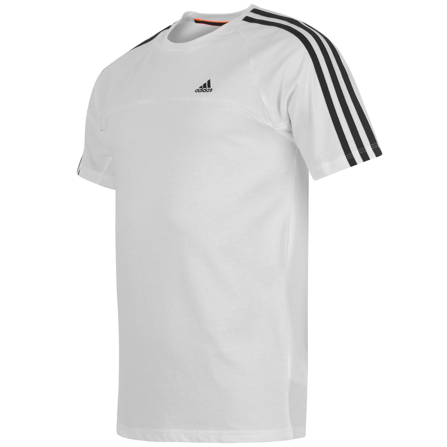 adidas essentials 3 stripe t shirt adidas essentials 3 stripe t shirt