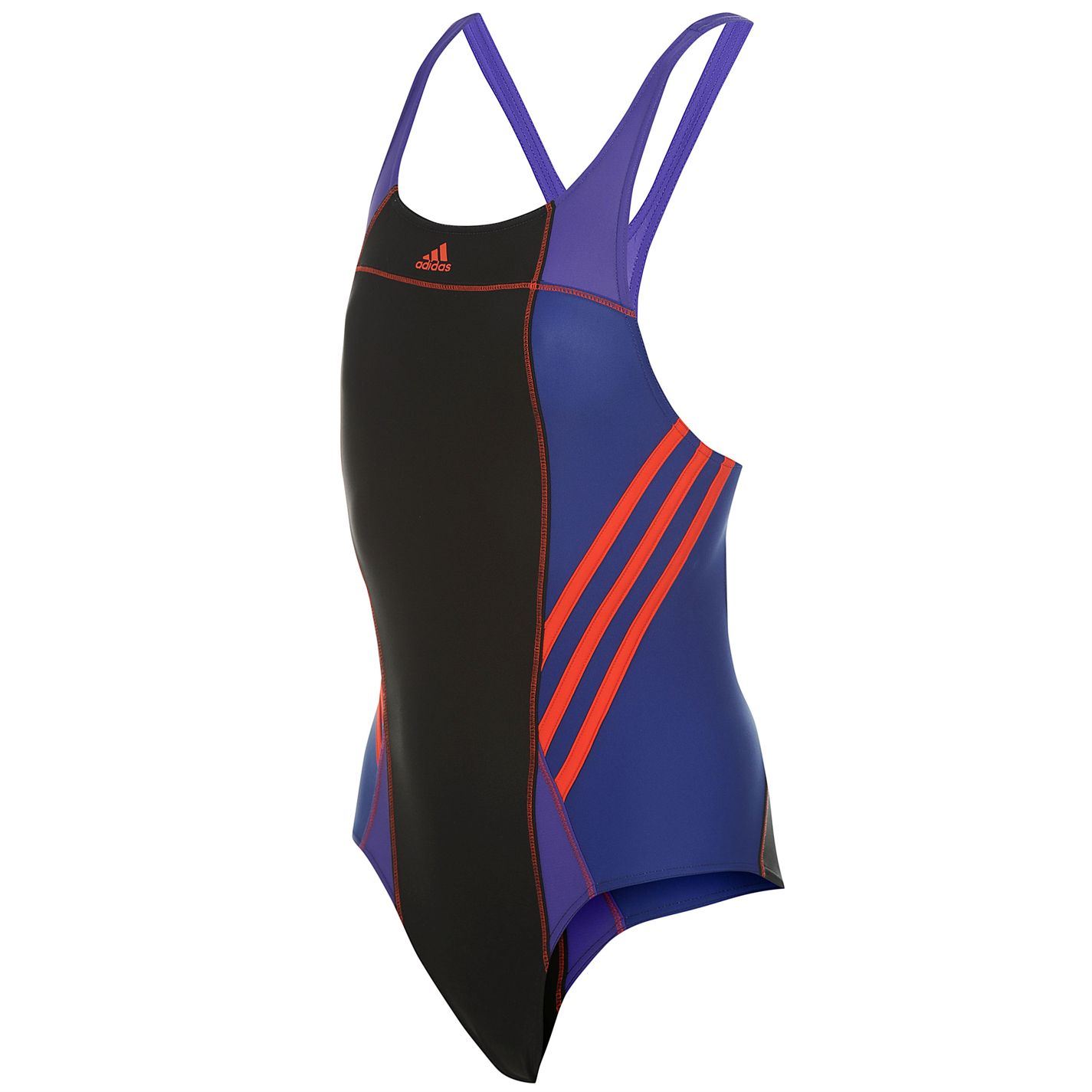 adidas Inspiration Swimsuit Junior Girls Black/HiResRed Swimming