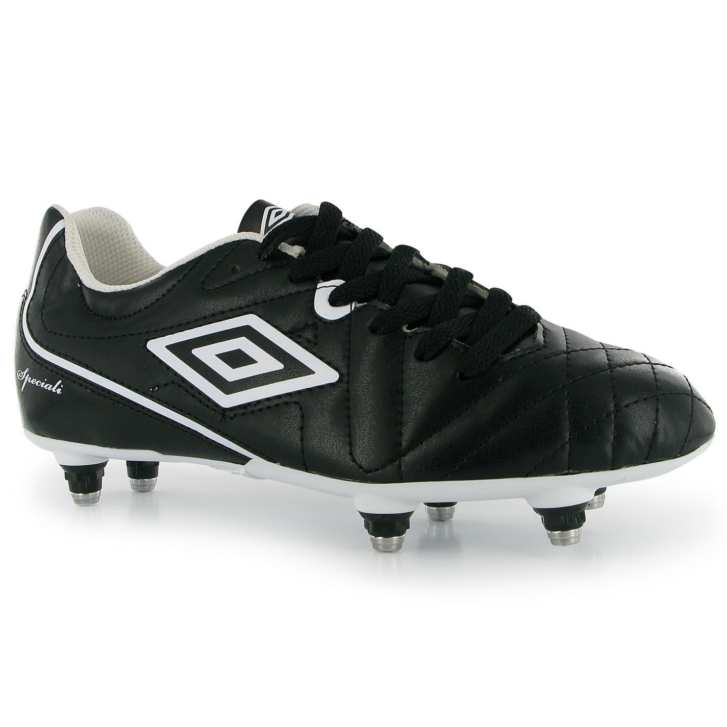 Umbro Speciali Club Soft Ground Mens Football Boots Black/White Soccer