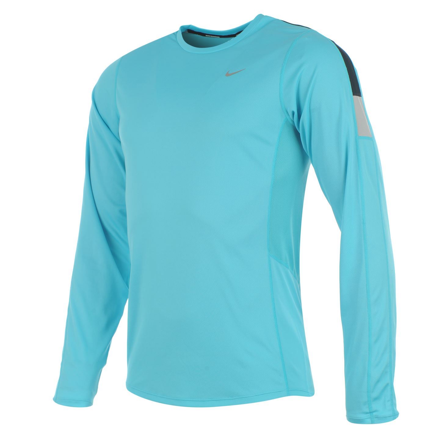 Nike Racer Long Sleeve T Shirt Mens Blue Top Tee Tshirt eBay