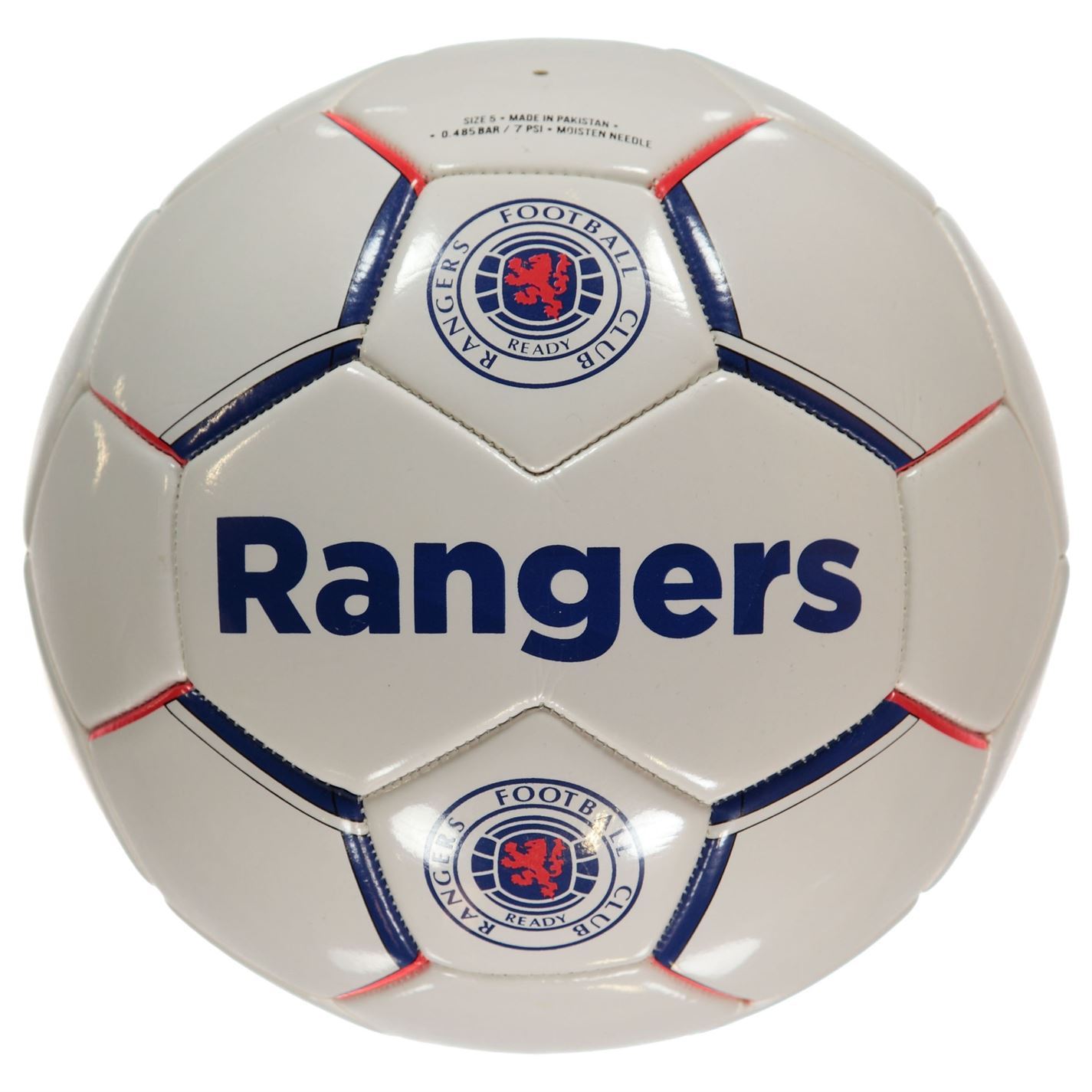 Glasgow Rangers FC Crest Football White/Blue Soccer Ball eBay