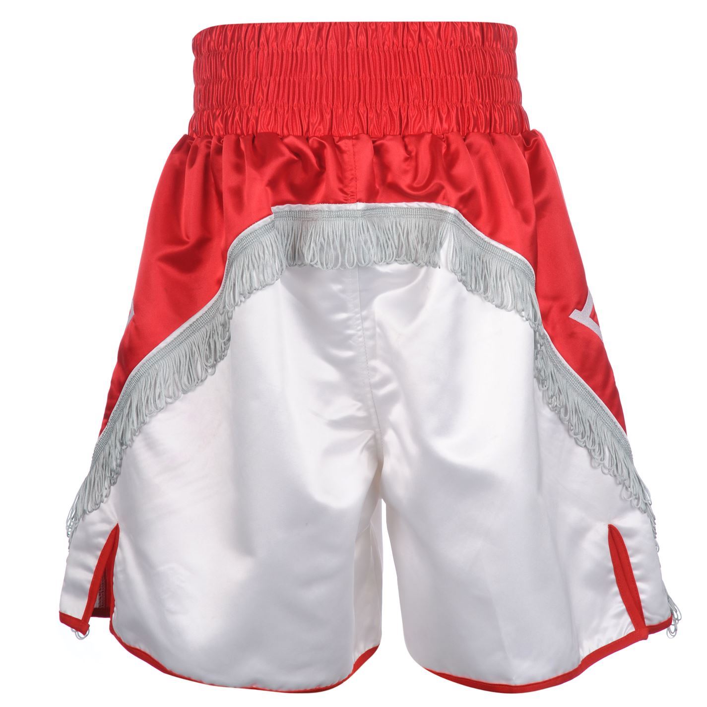 Lonsdale Braid and Tassel Shorts White/Red Boxing MMA eBay