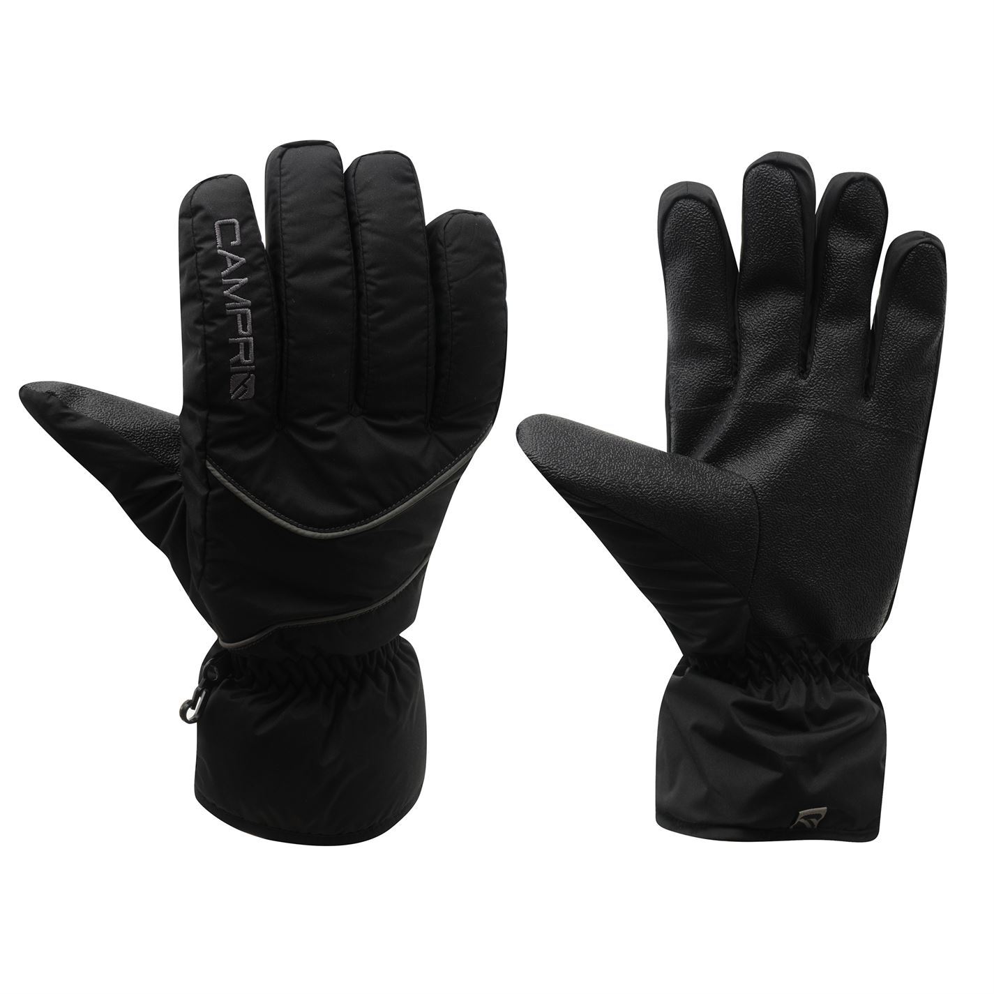 CAMPRI SKI GLOVES Mens Black Skiing Snowboarding Winter Sports eBay