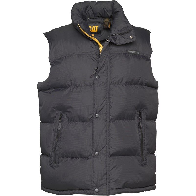 Caterpillar Padded Gilet Mens Black Bodywarmer Jacket Coat Outerwear eBay