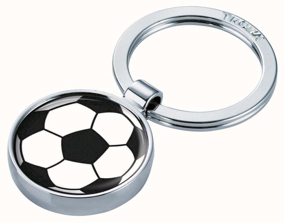 Black/White Soccer Key Ring by Troika
