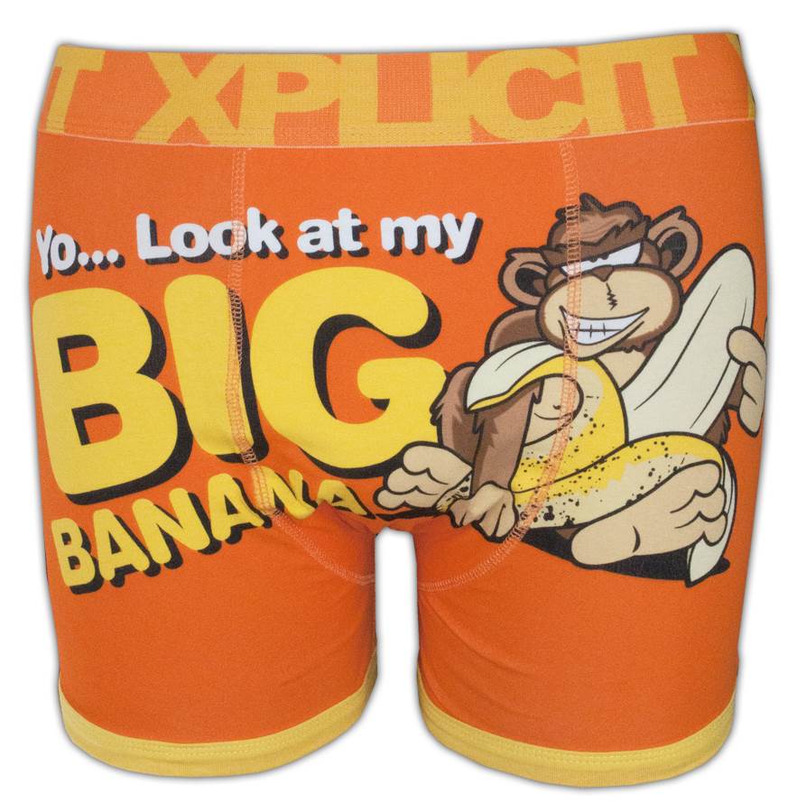 Mens Boys Xplicit Designer Novelty Rude Boxer Trunks Shorts Underwear S