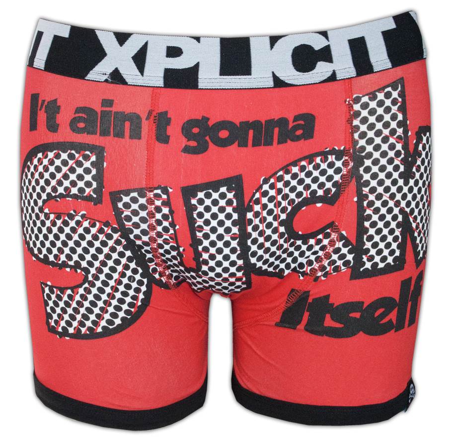Mens Boys Xplicit Designer Novelty Rude Boxer Trunks Shorts Underwear S