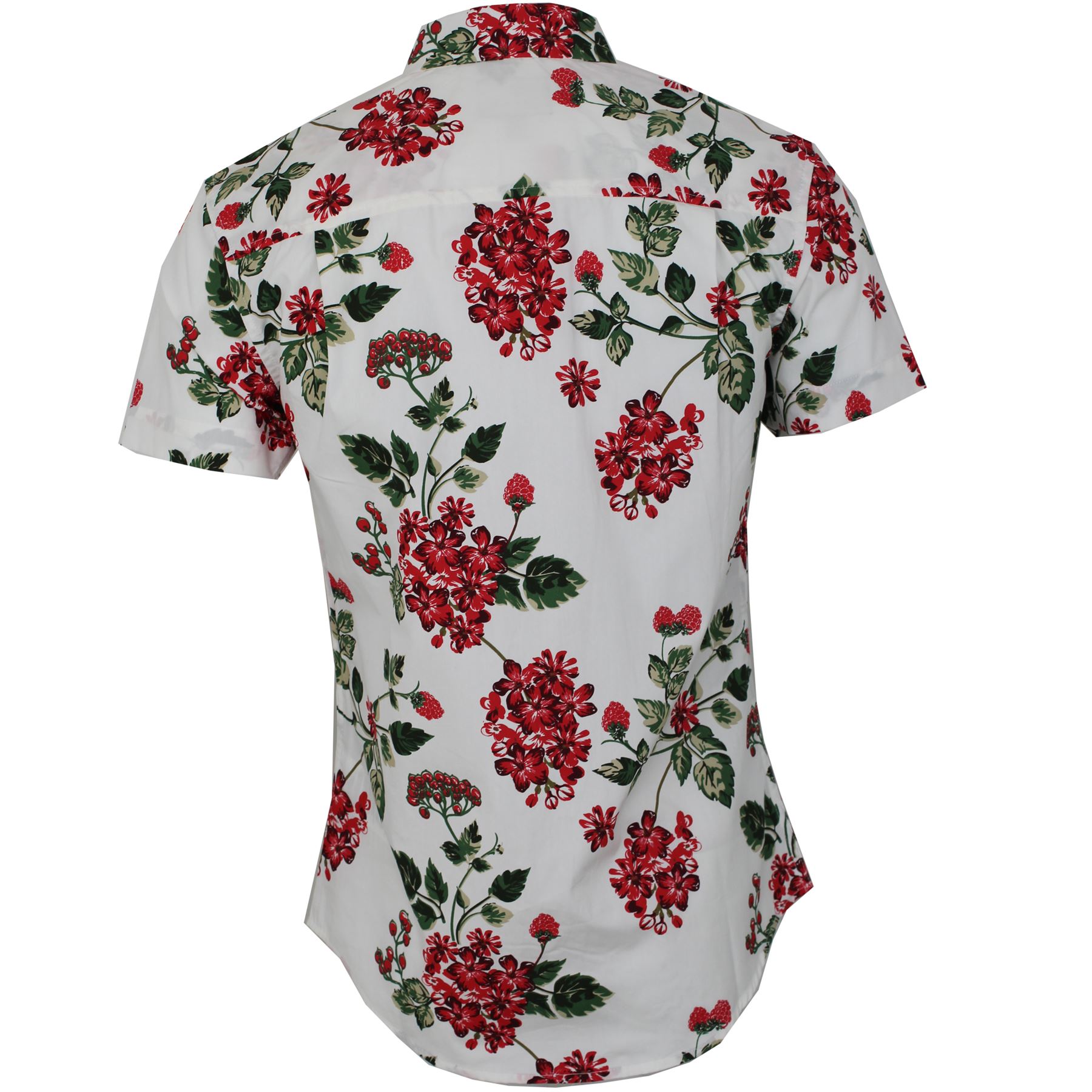 Mens Threadbare Floral Hawaiian Casual Summer Short Sleeve Shirt 100 Cotton eBay