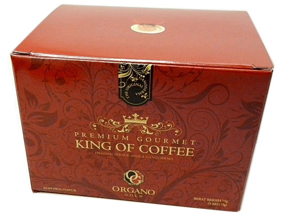 Organo Gold Premium King of Coffee 100 Organic Ganoderma (25 Sachets