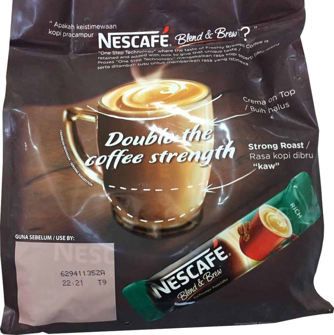 NESCAFE 3 in 1 Blend & Brew Coffee Sachets (Choose Flavor and Pack