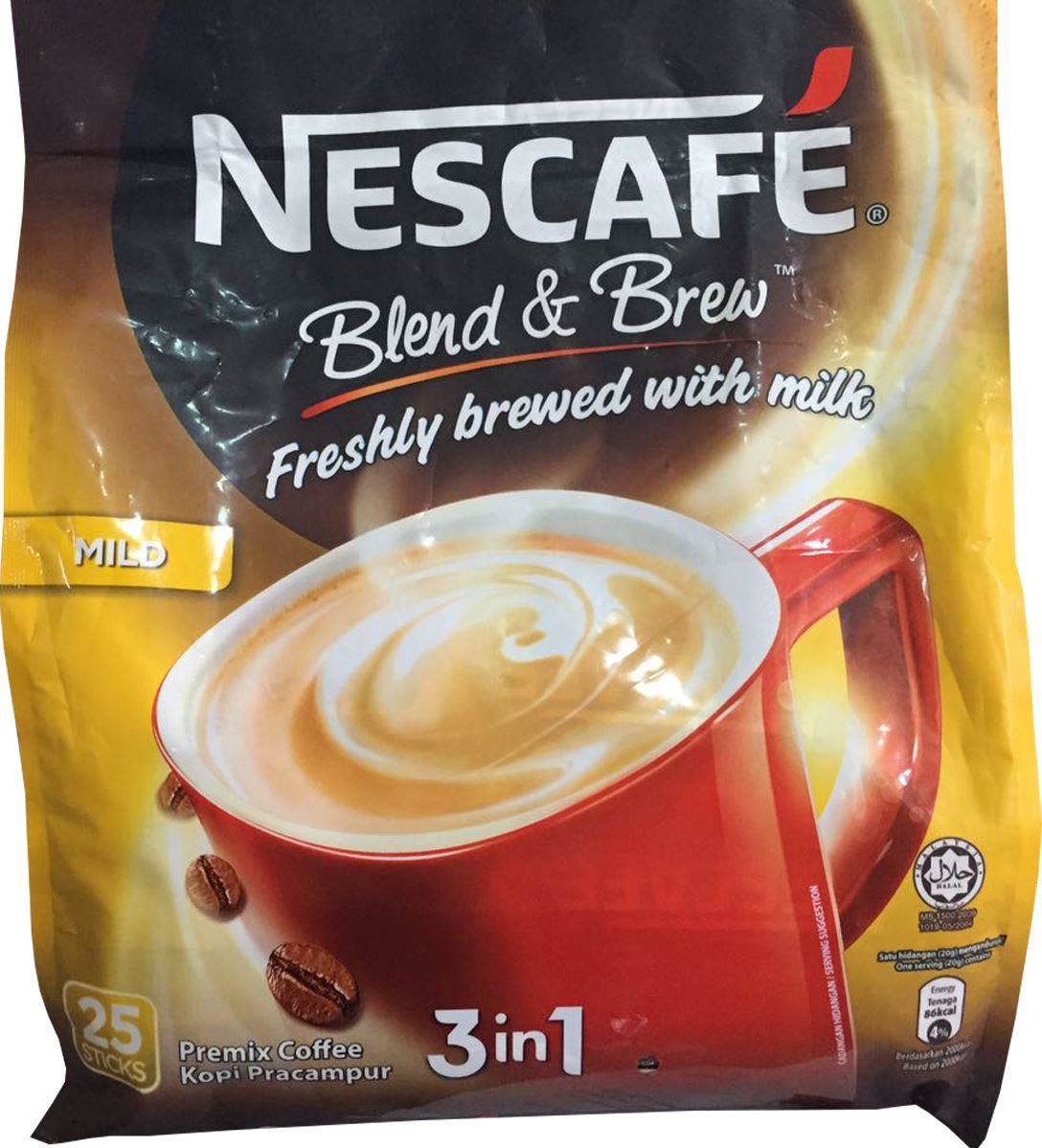 NESCAFE 3 in 1 Blend & Brew Instant Coffee (Select Flavor and Pack