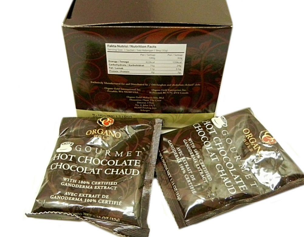 Organo Gold Gourmet Hot Chocolate Drink (15 sachet/pack) Select your