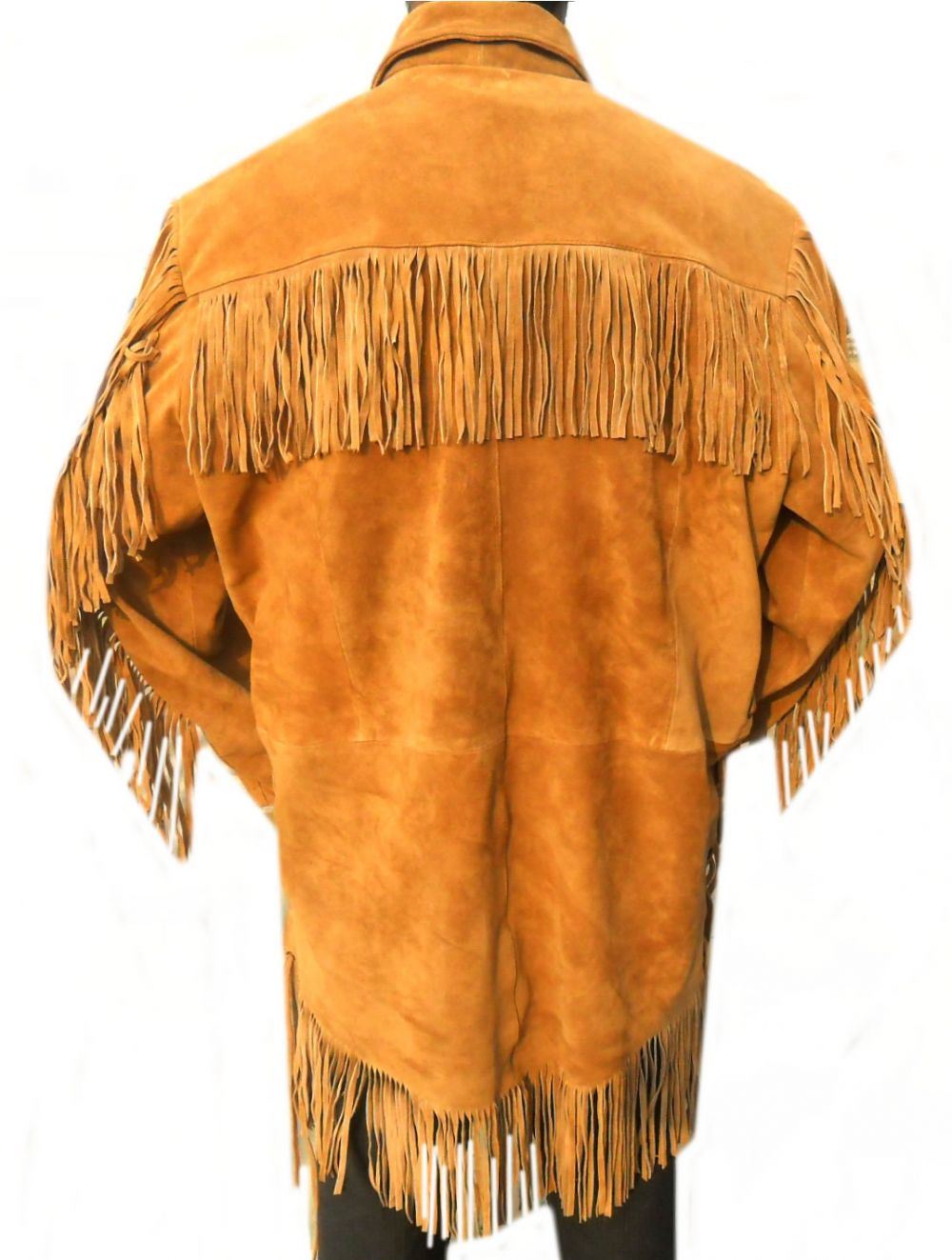 Kfire Premier Cowboy Leather Long Coat Fringed eBay