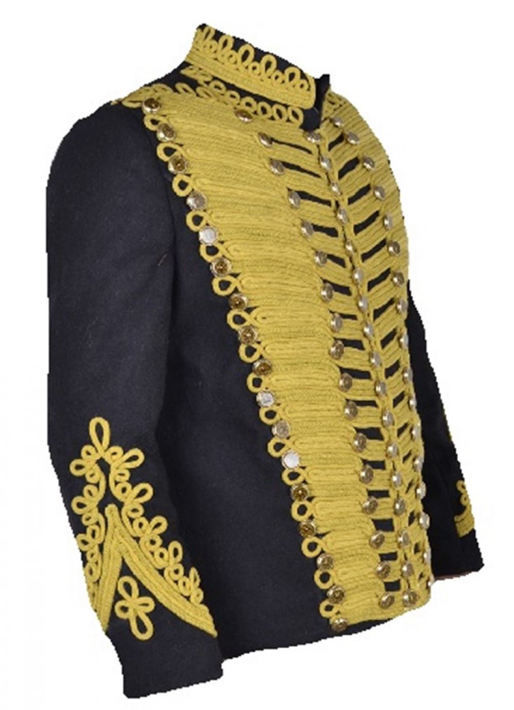 Celebrita X Gold Jacket Military Style Gold Thread eBay