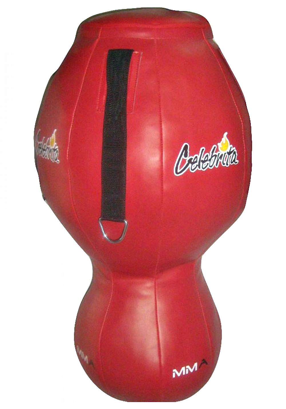 Celebrita MMA Dummy Punching Body Bag Wide Cylinder with Hanging Stripes eBay