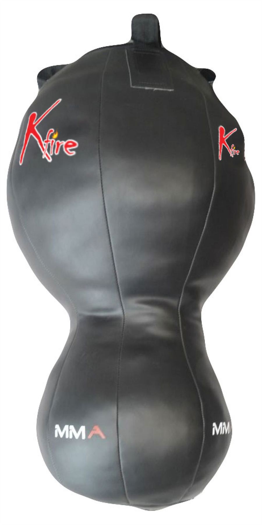 Kfire Leather MMA Dummy Wide Cylinder Torso Punching Bag Hanging Stripes eBay