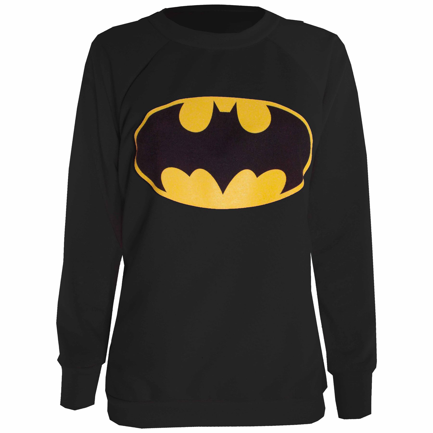 Ladies Full Sleeve Superman Tee Shirt Womens Batman Sweatshirt Hoody