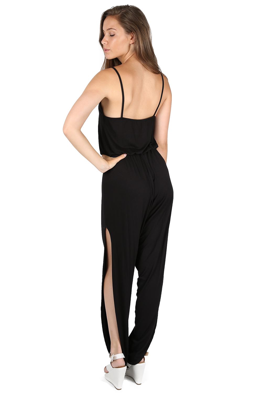 side tie jumpsuit