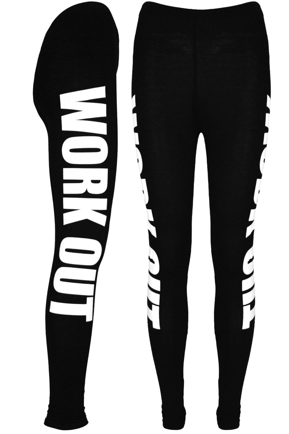 Womens Ladies Printed Like A Boss Workout New York Full Length Stretchy