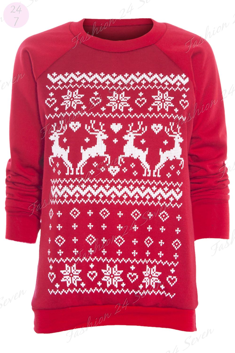 Womens Reindeer Sweater
