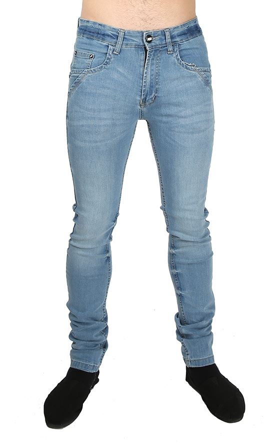 Mens Skinny Fit Tapered Leg Denim Jeans Pants Designer Branded Regular