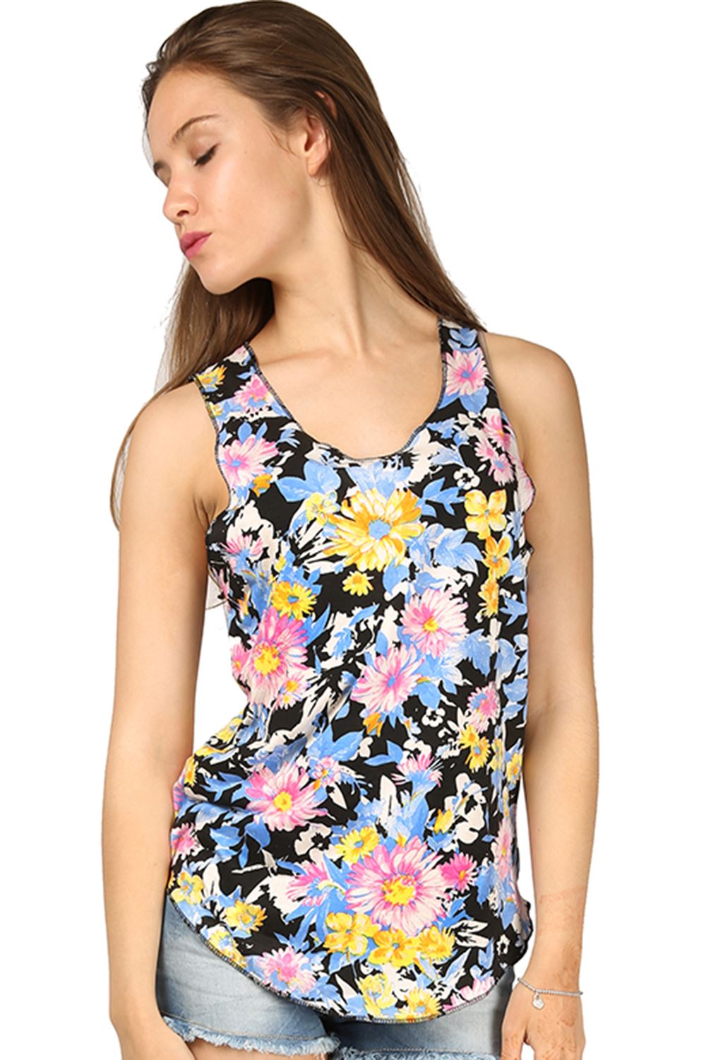 Womens Ladies Camouflage Military Army Print Stretch Sleeveless Vest T Shirt Top eBay