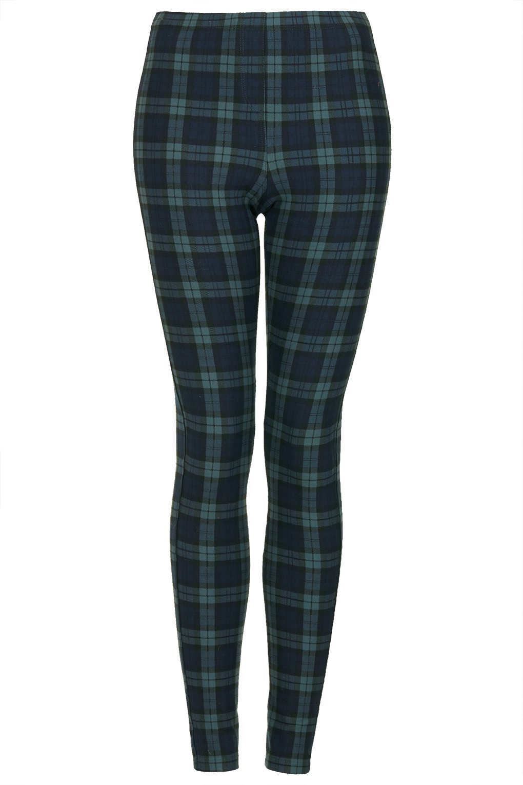 tartan leggings